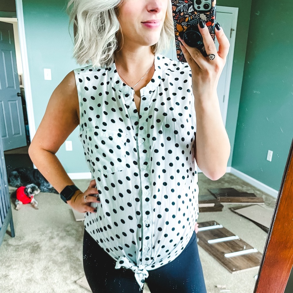 Pixley Polka Dot Blouse Medium